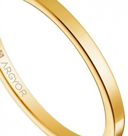 alianza de boda oro amarillo 18 kilates hilo cuadrado vista principal 045_5117530