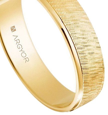 alianza de oro amarillo 18 kilates 4,50 mm de ancho vista del anillo 045_5145522
