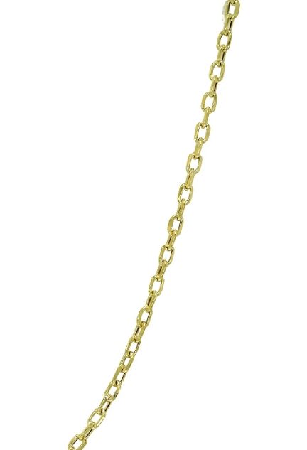 cadena de oro amarillo 9 kilates eslabones forzados largo 50 cm. foto detalle tramo 296_9K604-012-50_01