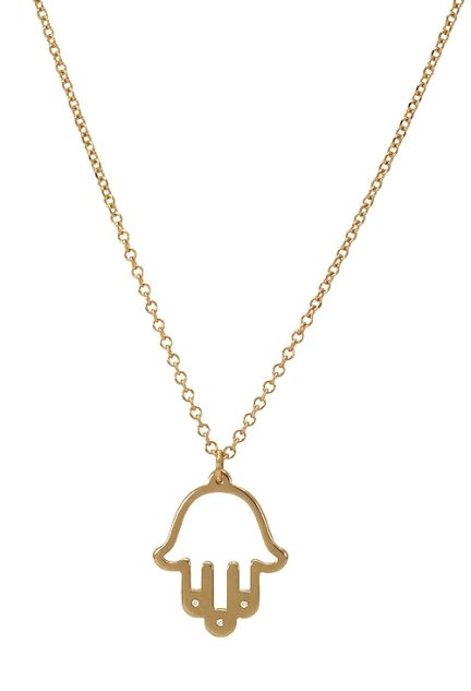 gargantilla oro amarillo 18 ktes mano de fatima vista frontal 301_043748