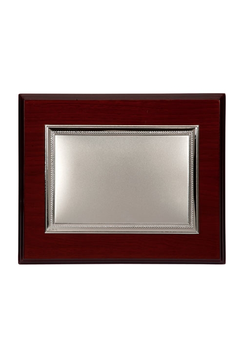 chapa de homenaje bilaminada en plata precio muy barato 135_P-1729