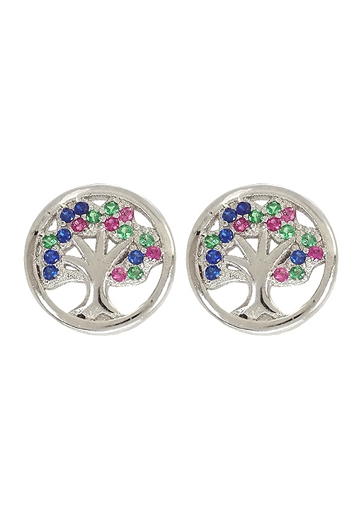 pendientes de plata arbol de la vida foto frontal 295_PPBR35907
