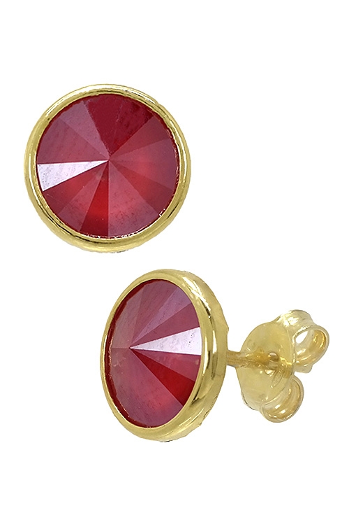 pendientes de plata chapada con cristales swarovski foto frontal 273_A2791-79T