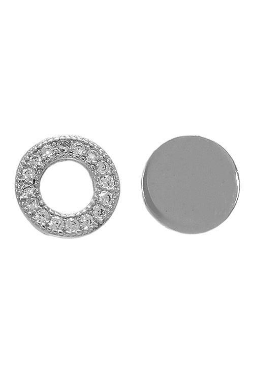 Pendientes plata círculos 280_2022837 (Pendientes) foto frontal