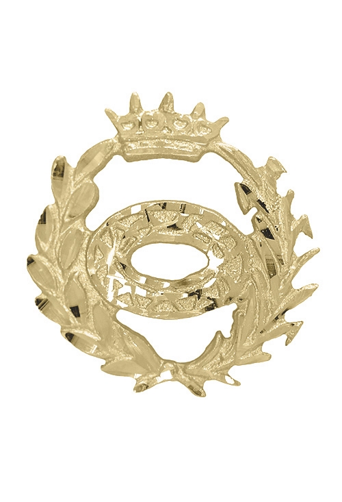 insignia de oro biologia foto frontal precio barato joyeria online 085_4268-BIO