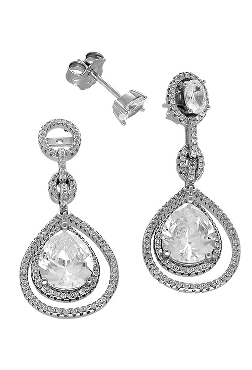 pendientes largos de plata y circonitas para novia precio muy barato en nuestra joyeria online foto desmontados 280_2022803_02