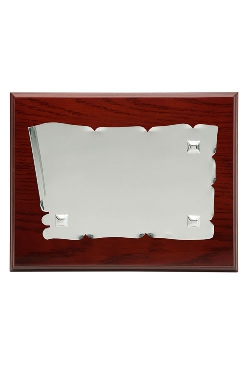 placa de homenaje alpaca y madera noble precio muy barato joyería online 135_p-1192