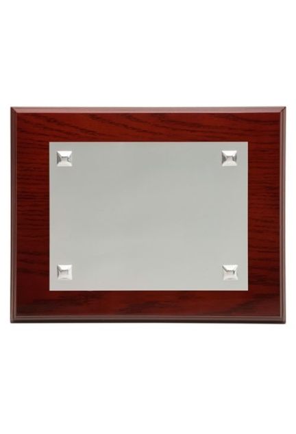 placa de homenaje madera y alpaca precio muy barato joyeria online 135_p-1212