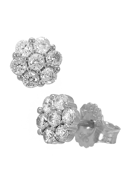 pendiente plata tipo roseton foto lateral precio muy barato joyeria online 280_2022257-XL_01