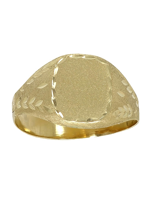 sello hombre oro 9 kilates cabeza fora tonel vista frontal 292_9KSTO18