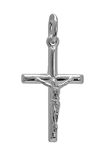 crucifijo plata de ley precio especial muy barato para venta en joyeria online vista frontal 240_CI-2