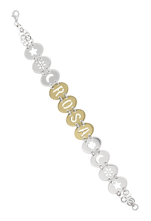 pulsera de plata bicolor nombre de rosa precio barato joyeria online extendida 200_U2428-ROSA-A_02
