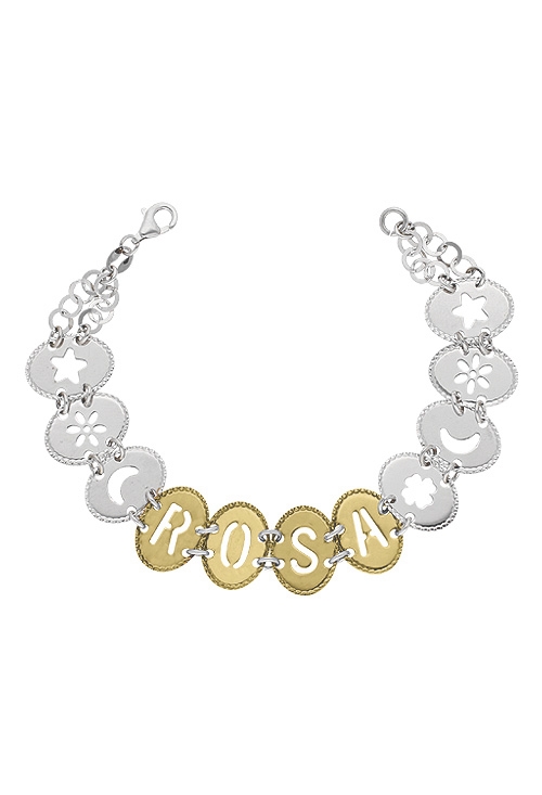 pulsera de plata bicolor nombre de rosa precio barato joyeria online extendida 200_U2428-ROSA-A_02