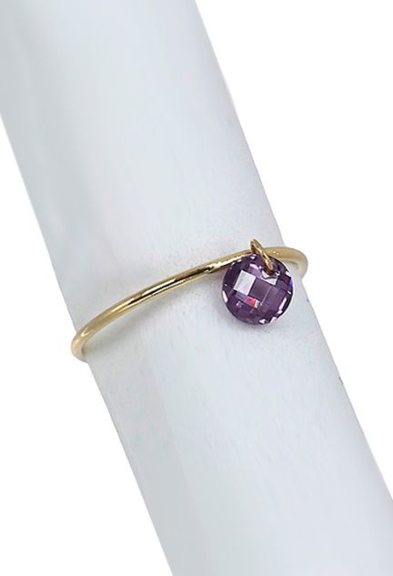 anillo oro amarillo 18k brazo hilo redondo con amatista precio barato joyeria online 030_3445-1_05