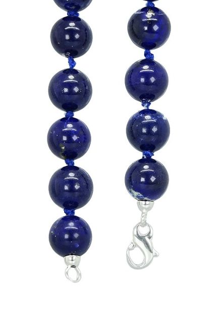 Collar lapislázuli con broche de plata-02