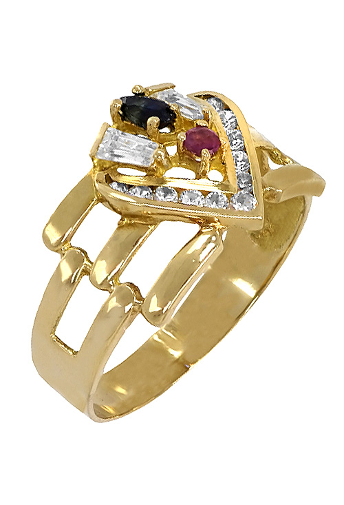 conjunto oro amarillo 18 kilates sortija pendientes y gargantilla precio especial venta online vista sortija lateral 038_LO-021-19MY03-11-17_04