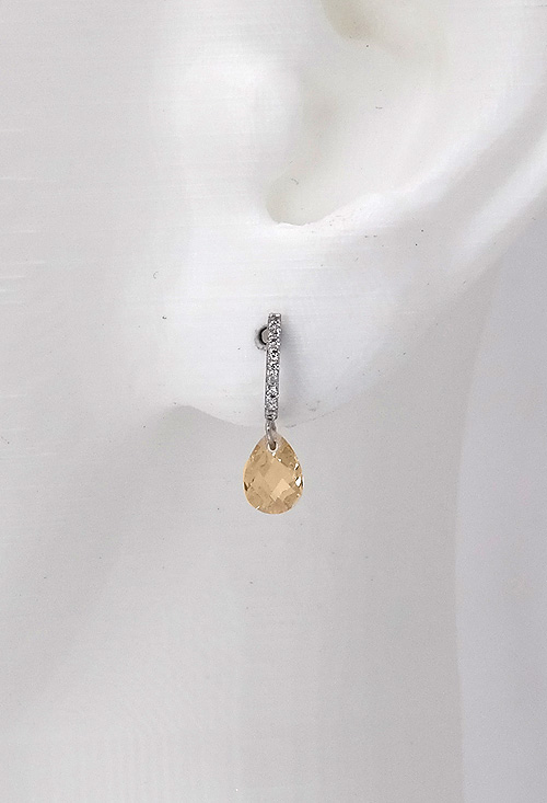 pendientes de oro blanco con amatista y circonitas foto maniqui precio muy barato joyeria online030_3433B