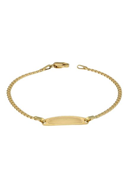 pulsera oro amarillo 18 kilates para comunion con chapa central para grabar foto frontal 005_00025_01