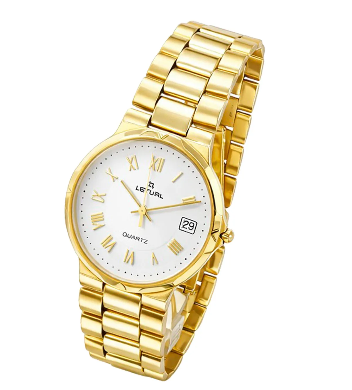 reloj de oro letual para hombre 109_T-2504