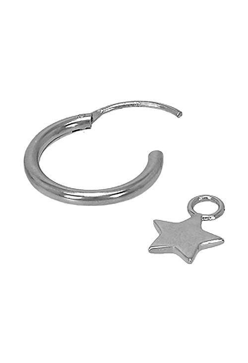 criollas de plata con colgante estrella para hombre y para mujer vista desmontados batos en joyeria online 280_2140130_02