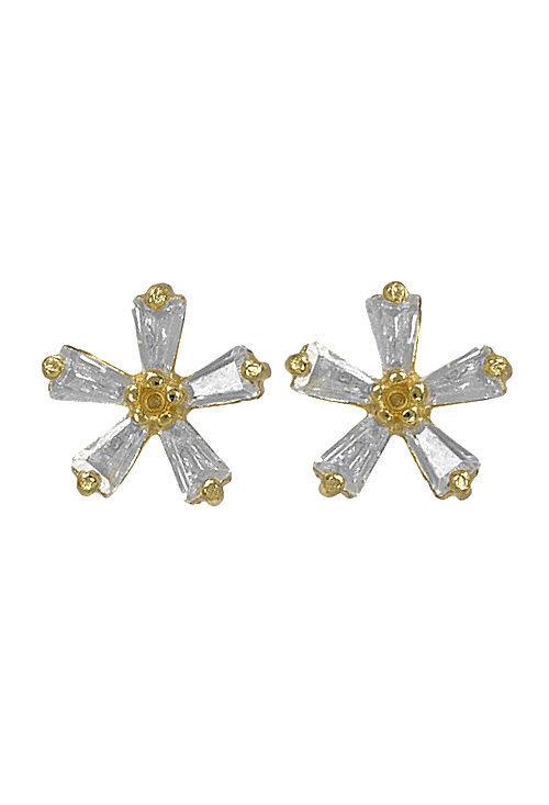 pendientes de plata chapada con circonitas forma de estrella circonitas trapecio vista frontal 280_2023010-Y