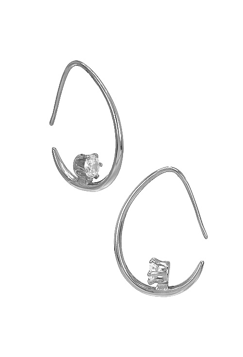 Pendientes de plata de criolla en forma de lagrima con circonita perfil 280_2023007_02.jpg