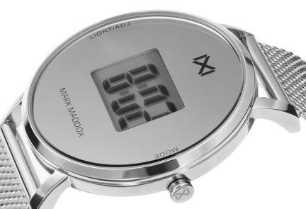 Esfera reloj Mark Maddox digital colección Notting en acero MM0118-80