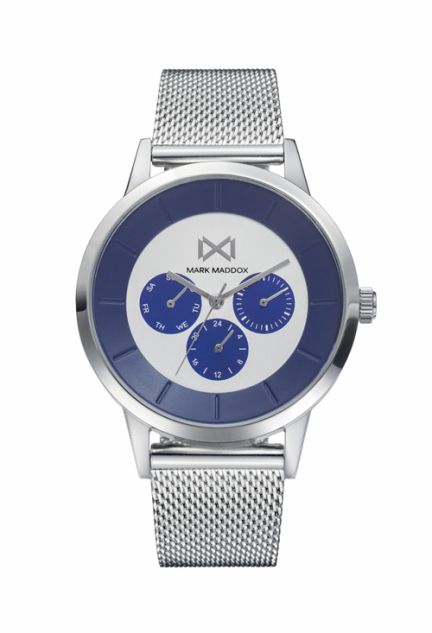 Reloj Mark Maddox multifunción colección Northern acero HM7134-37