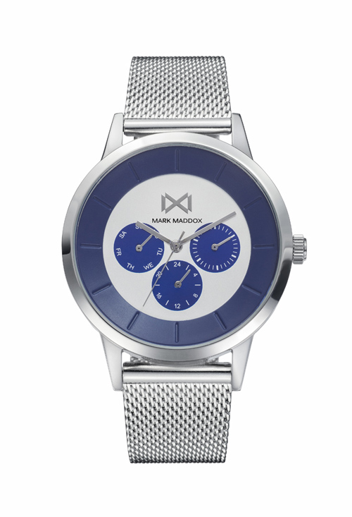 Reloj Mark Maddox multifunción colección Northern acero HM7134-37