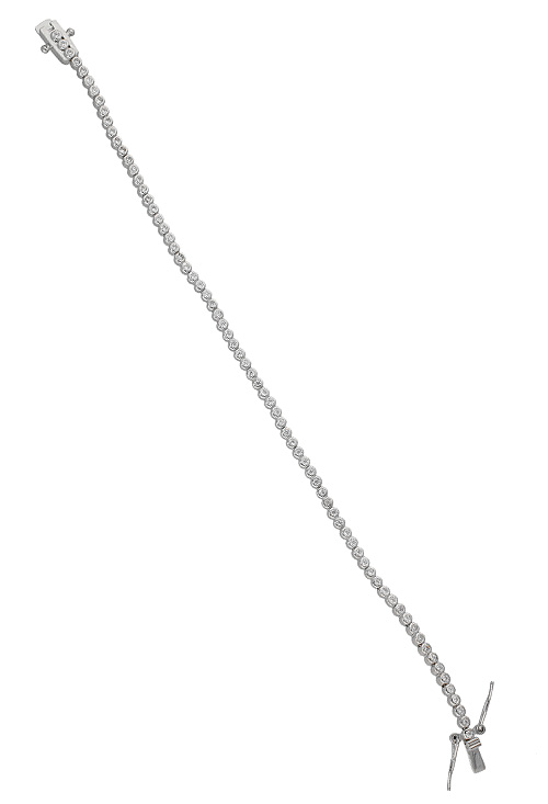 pulsera de plata tipo princesa con circonitas vista extendida 240_PR2027_01