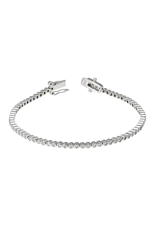 Pulsera plata ley con circonitas 240_PR2027-0
