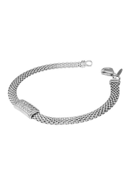 pulsera plata cordon italiano con circonitas vista lateral 144_CHT11_01