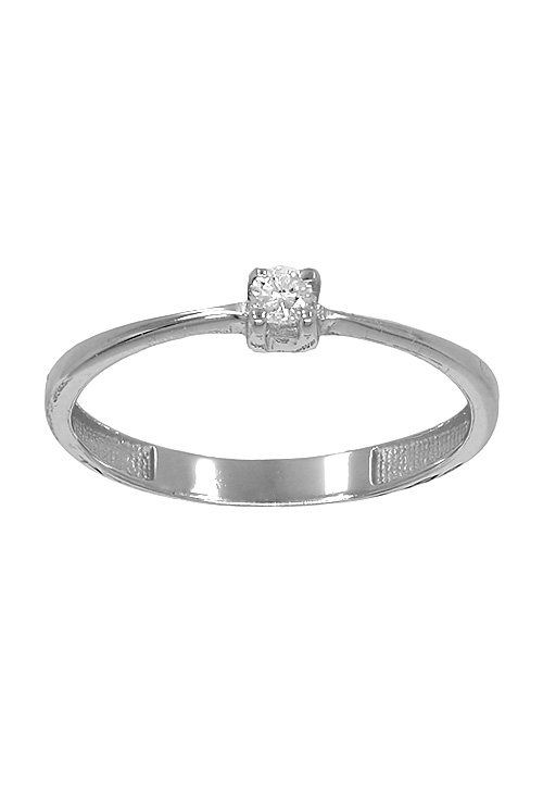 anillo compromiso solitario brazo ncuchilla disminucion garra cuatro patas con diamante talla brillante foto frontal 026_15528-008