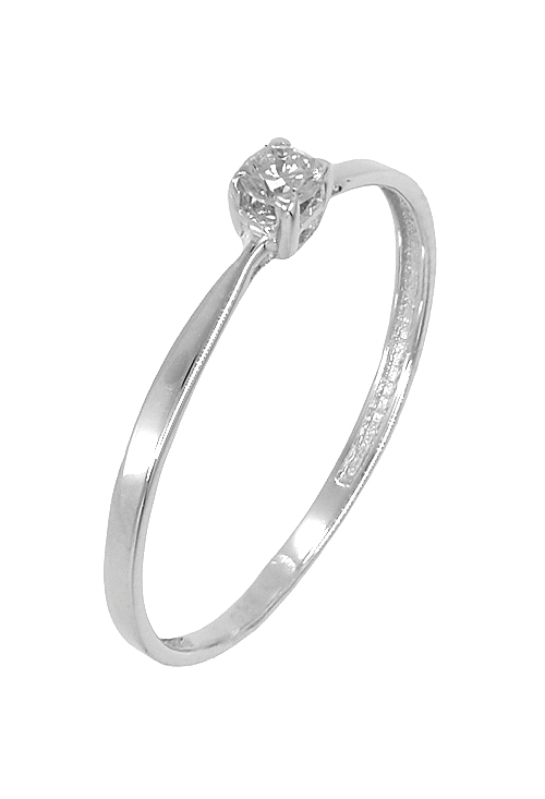 Anillo de compromiso oro blanco 18 ktes y brillante 026_15524-009-90744