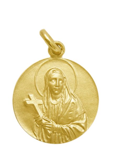 Medalla de oro amarillo de ley de 18 kilates de Santa Elena disponible en nuestra joyeria online al mejor precio del mercado 268_M1-1-86-b imagen