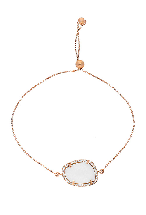 pulsera de plata chapada con motivo central cuarzo y circonitas precio muy barato por debajo de su costo ocasion outlet joyeria foto principal 256_005-PR-B