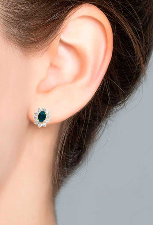 Pendientes oro 18k circonitas y zafiros 002_4996-P-ZF-102383