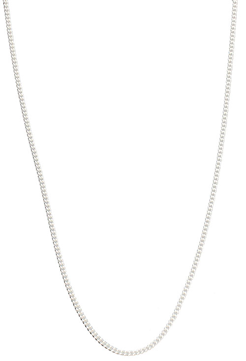 cadena barbada de plata con baño de rodio foto expositor precio barato en joyeria online 126_BNL50-40_01