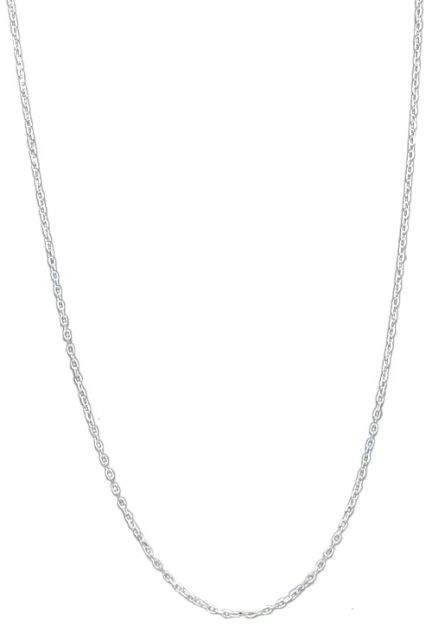 cadena forzada de plata con 40 cm de largo y cierre de reasa foto expositor 126_FNL35-40_01