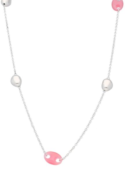 Collar plata con entrepiezas cuarzo rosa 237_TJ1198C01F-0