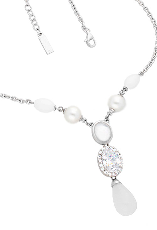 gargantilla de plata marca tisento a precio de ocasion alta joyeria en plata a precio por debajo del costo foto con cierre 198_3471PW_01