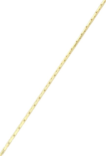 gargantilla oro macizo 18 kilates cola de topo rigida vista para parrilla principal