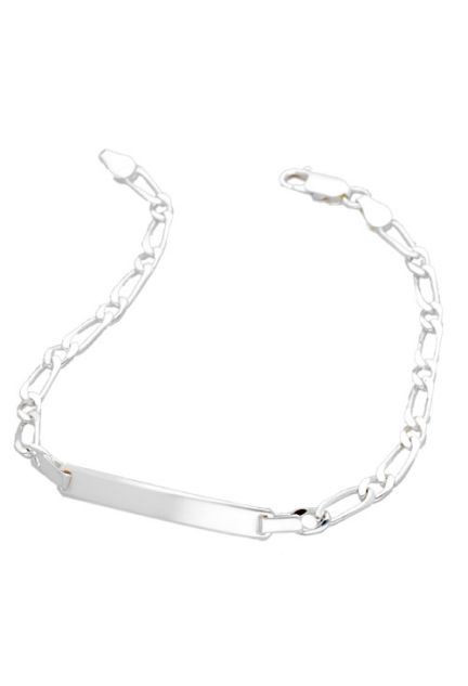 pulsera de plara con chapa para grabar eslabones 1x1 foto principal 126_BP(1-1)(4)100-19CH