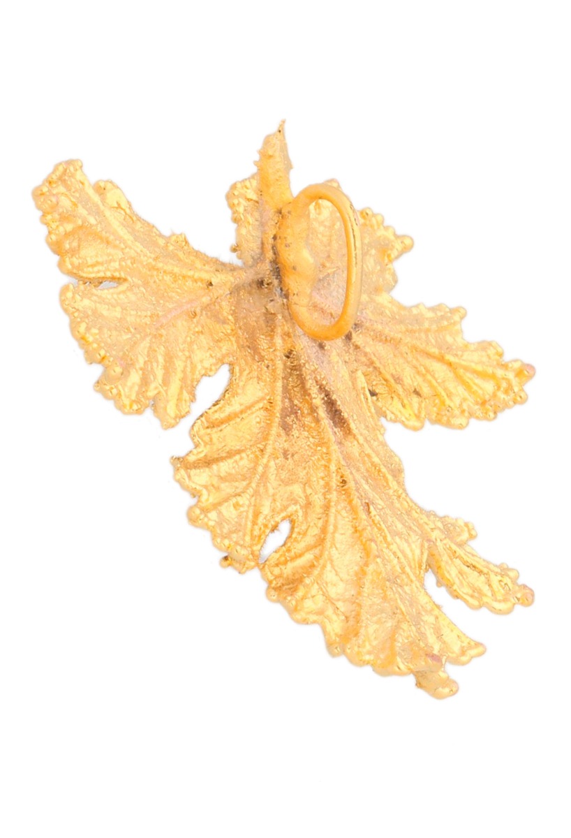 hoja natural de geranio chapada oro y bronce fotografia trasera 270_GERANEO-BA-4-4_01