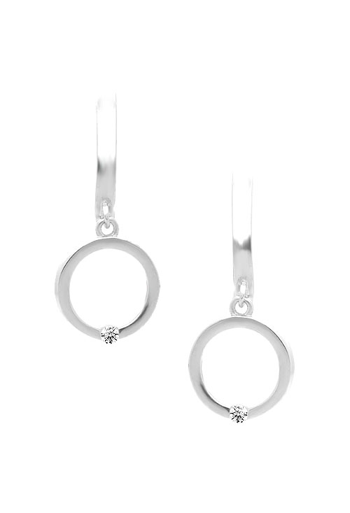 juego de pendientes y colgante plata de ley circulos con circonitas foto pendientes 240_JR-63_00