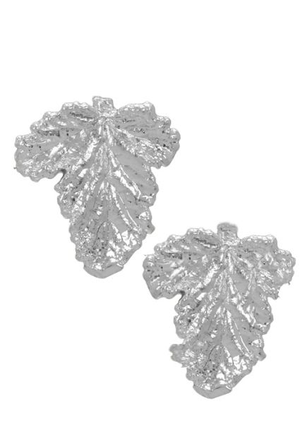 Pendientes hojas naturales de grosella bañados en oro 270_GROSELLA-P-A