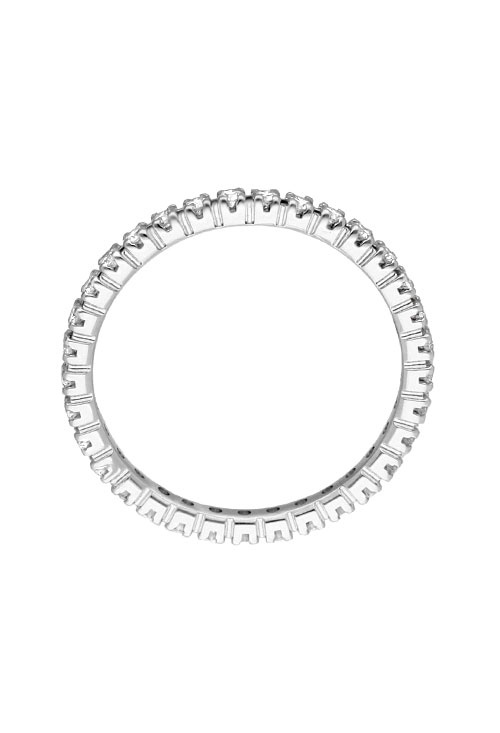 anillo compromiso alianza completa oro blanco y diamantes foto cenital 305_DS125-EV20_01