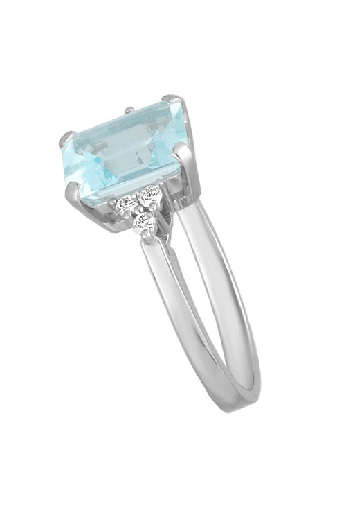 anillo oro blanco 18 kilates aguamarina y diamantes foto lateral 305_LF260-20AC_01