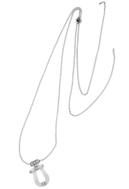 gargantilla adaptable a collar plata de ley motivo de porcelana blanca foto completa 240_GR-1B_01