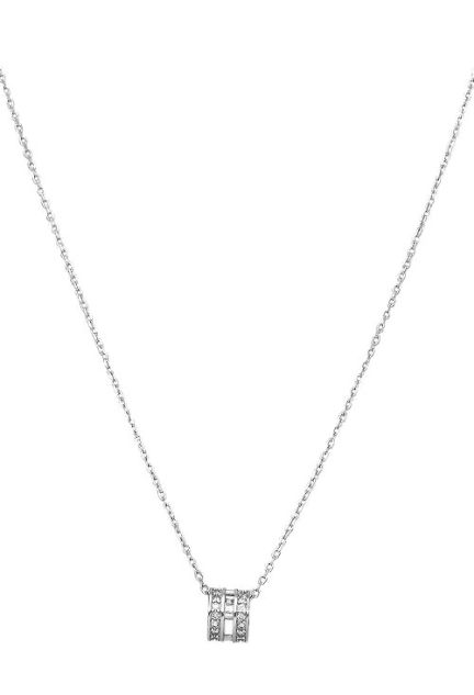 gargantilla plata motivo donuts con circonitas vista principal 240_GR-2013